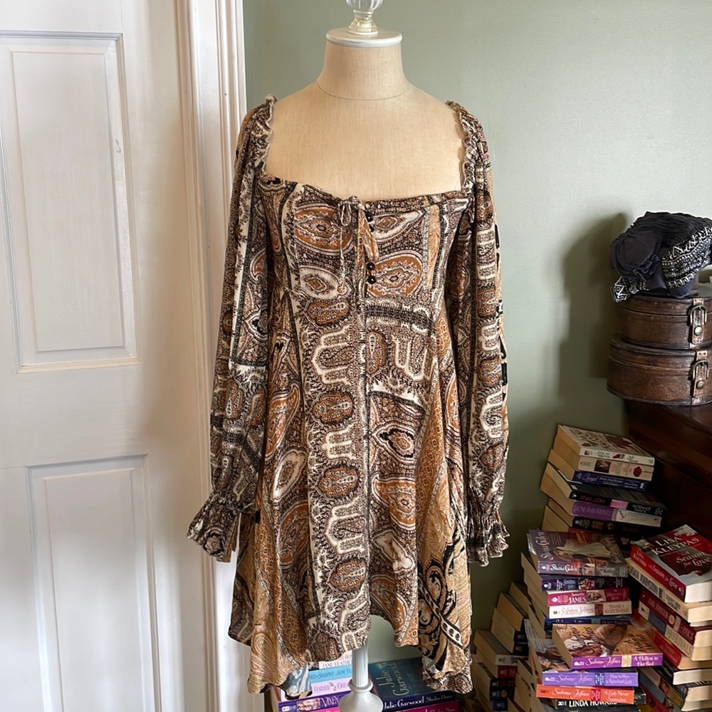 Vici Nancy Shimmer Patchwork Dress - image 2